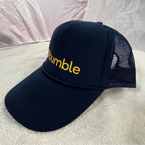 Bumble Adjustable Navy and Yellow Baseball Cap - Picture 6 of 15
